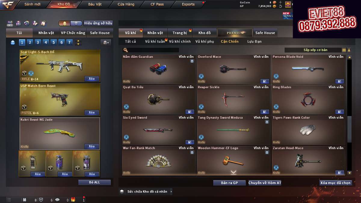 shop acc cf uy tin gia re